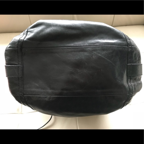 Francesco Biasia Black Leather Purse - Picture 2 of 8